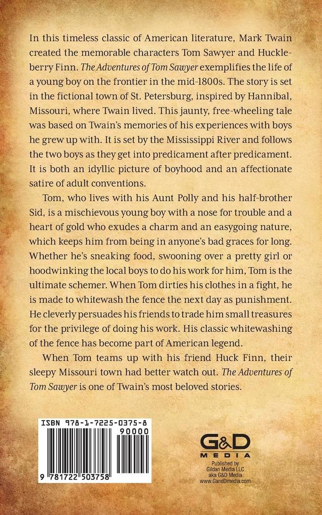 Weitere Ansicht: The Adventures of Tom Sawyer | Mark Twain