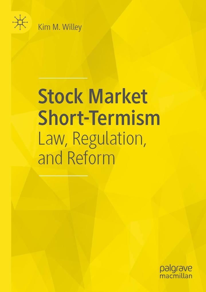 Produktbild: Stock Market Short-Termism | Kim M. Willey