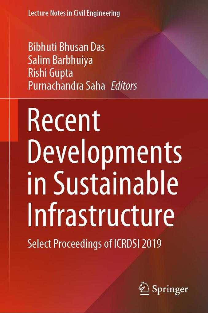Produktbild: Recent Developments in Sustainable Infrastructure