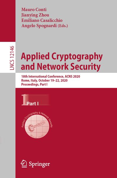 Produktbild: Applied Cryptography and Network Security