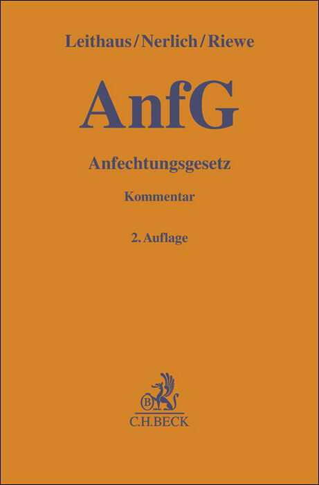 Produktbild: Anfechtungsgesetz