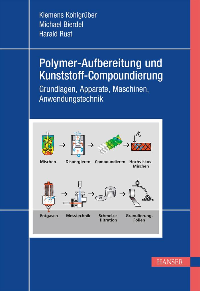 Produktbild: Polymer-Aufbereitung und Kunststoff-Compoundierung | Michael Bierdel, Harald Rust, Klemens Kohlgrüber
