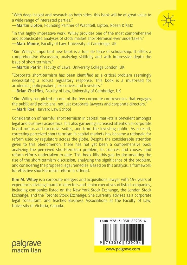 Weitere Ansicht: Stock Market Short-Termism | Kim M. Willey