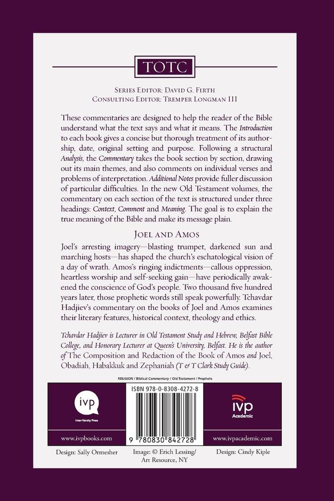 Weitere Ansicht: Joel and Amos | Tchavdar S Hadjiev