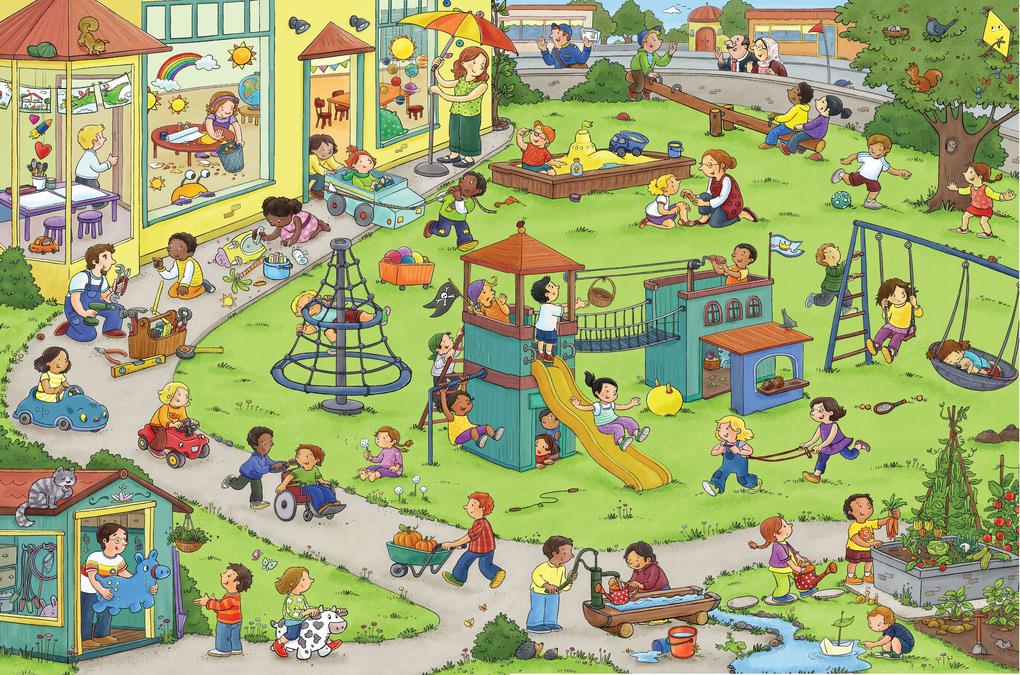 Weitere Ansicht: My Big Wimmelbook(r) - A Day at School | Carolin Görtler