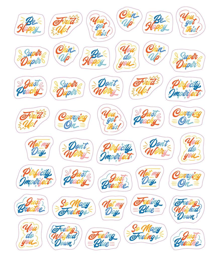 Weitere Ansicht: So. Many. Feelings Stickers.