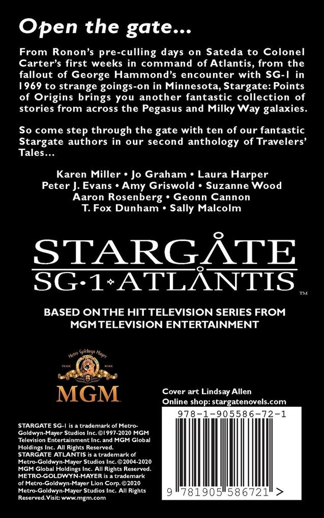 Weitere Ansicht: STARGATE SG-1 ATLANTIS Points of Origin