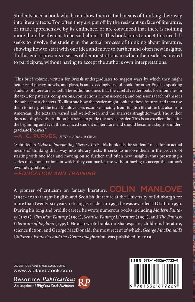 Weitere Ansicht: Critical Thinking | Colin N. Manlove