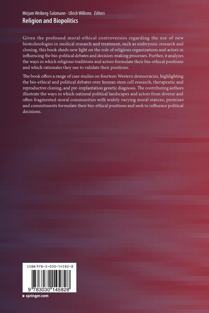 Weitere Ansicht: Religion and Biopolitics