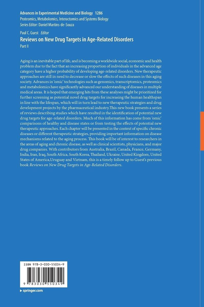 Weitere Ansicht: Reviews on New Drug Targets in Age-Related Disorders