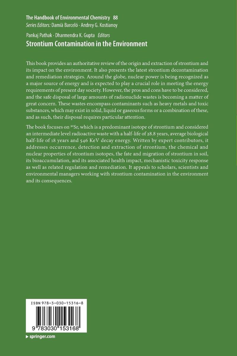 Weitere Ansicht: Strontium Contamination in the Environment