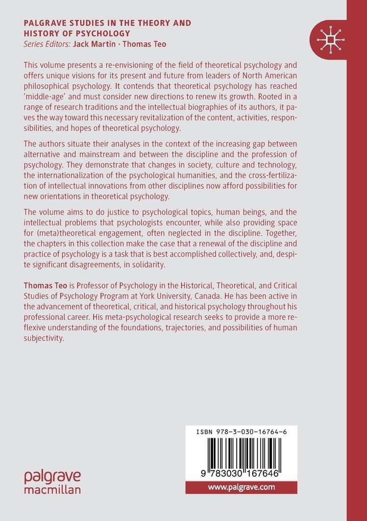 Weitere Ansicht: Re-envisioning Theoretical Psychology