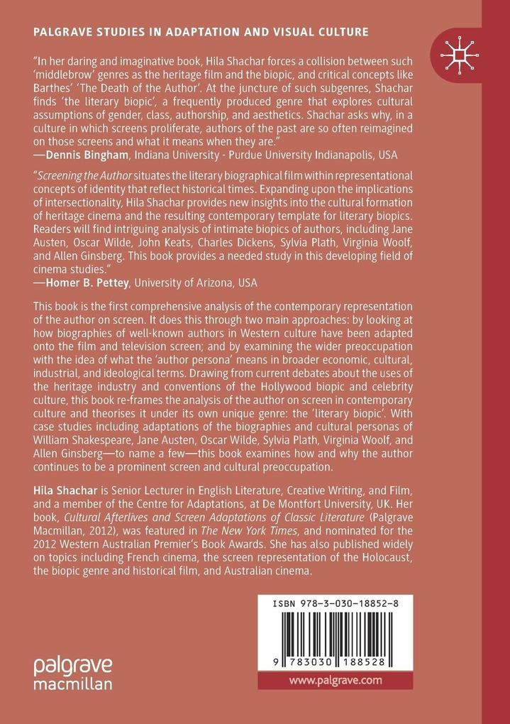 Weitere Ansicht: Screening the Author | Hila Shachar