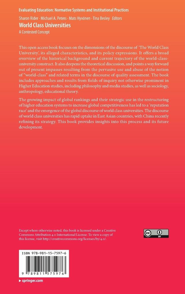 Weitere Ansicht: World Class Universities