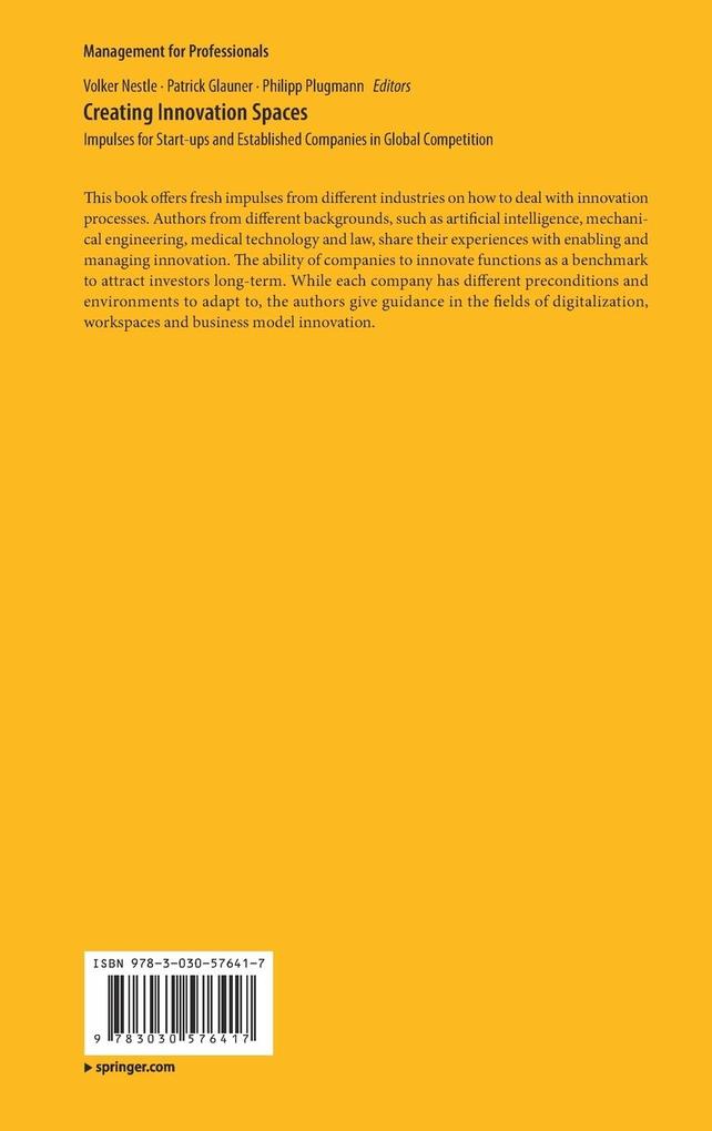 Weitere Ansicht: Creating Innovation Spaces