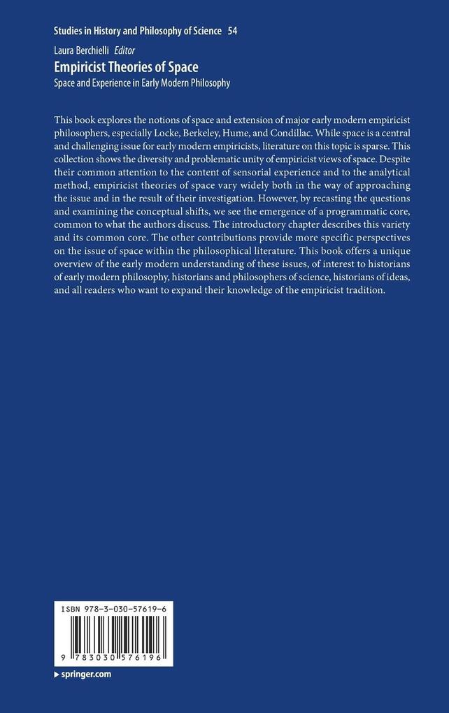 Weitere Ansicht: Empiricist Theories of Space