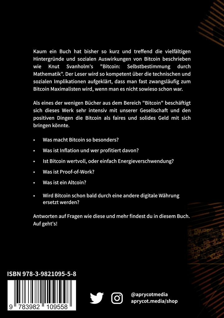 Weitere Ansicht: Bitcoin: Selbstbestimmung durch Mathematik | Knut Svanholm
