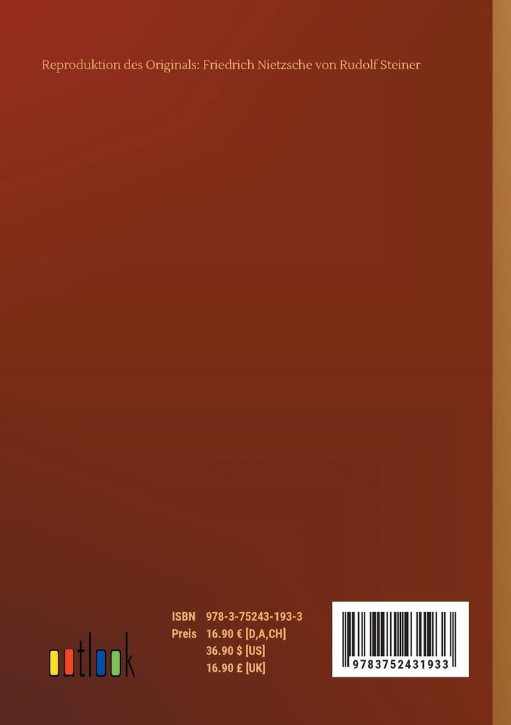 Weitere Ansicht: Friedrich Nietzsche | Rudolf Steiner