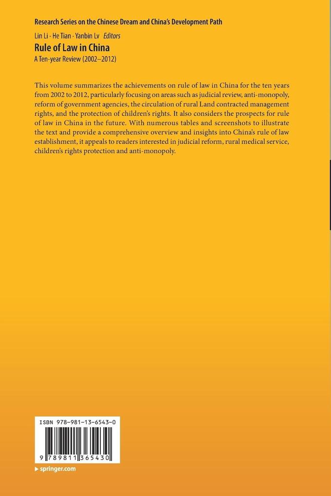 Weitere Ansicht: Rule of Law in China