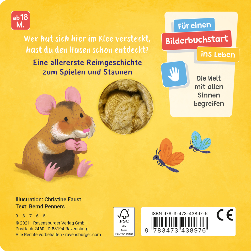Weitere Ansicht: Mein liebstes Fingerpuppenbuch: Hallo, kleiner Hase! | Bernd Penners