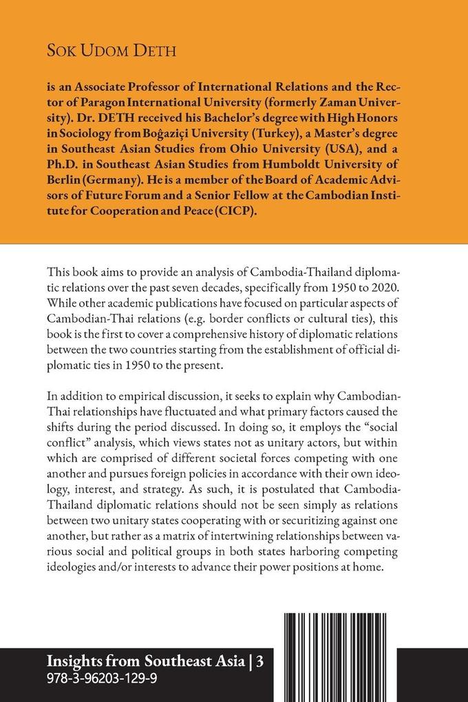 Weitere Ansicht: A history of Cambodia-Thailand Diplomatic Relations 1950-2020 | Sok Udom Deth