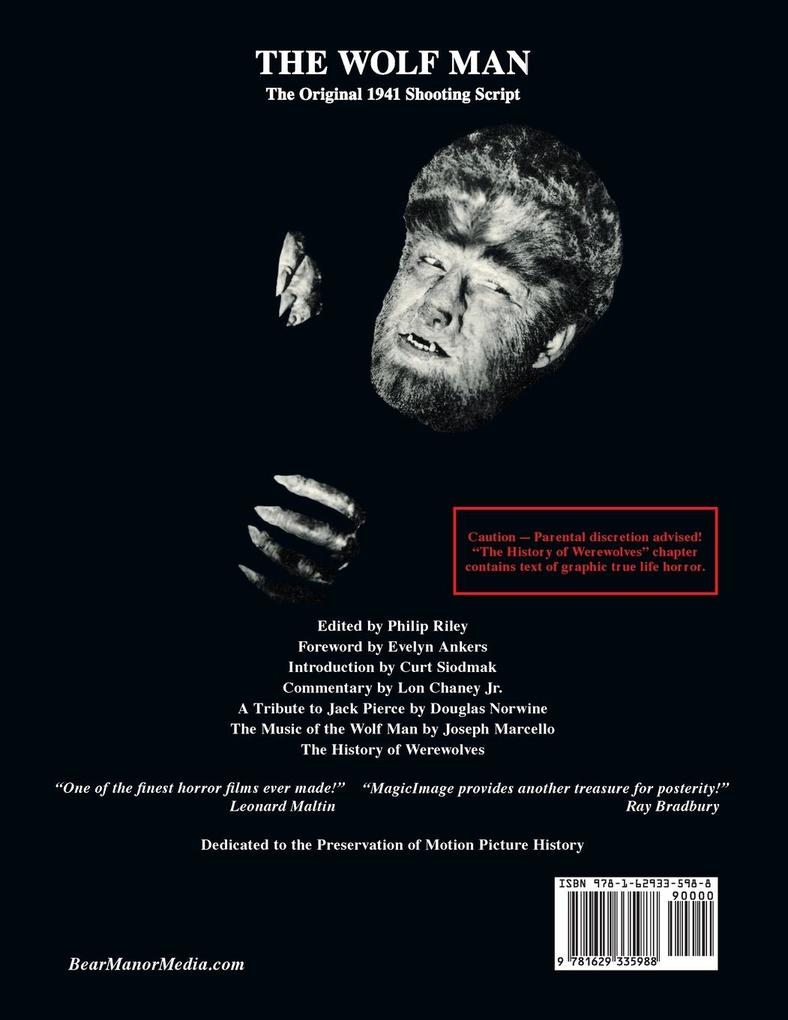 Weitere Ansicht: The Wolf Man (Universal Filmscript Series) | Philip Riley