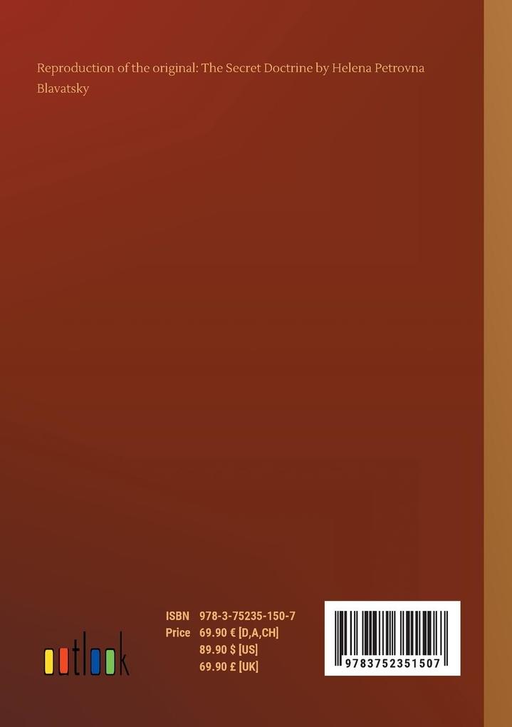 Weitere Ansicht: The Secret Doctrine | Helena Petrovna Blavatsky