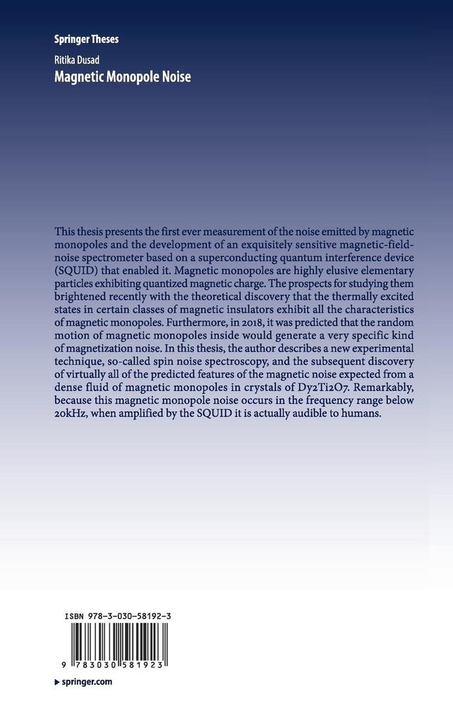Weitere Ansicht: Magnetic Monopole Noise | Ritika Dusad