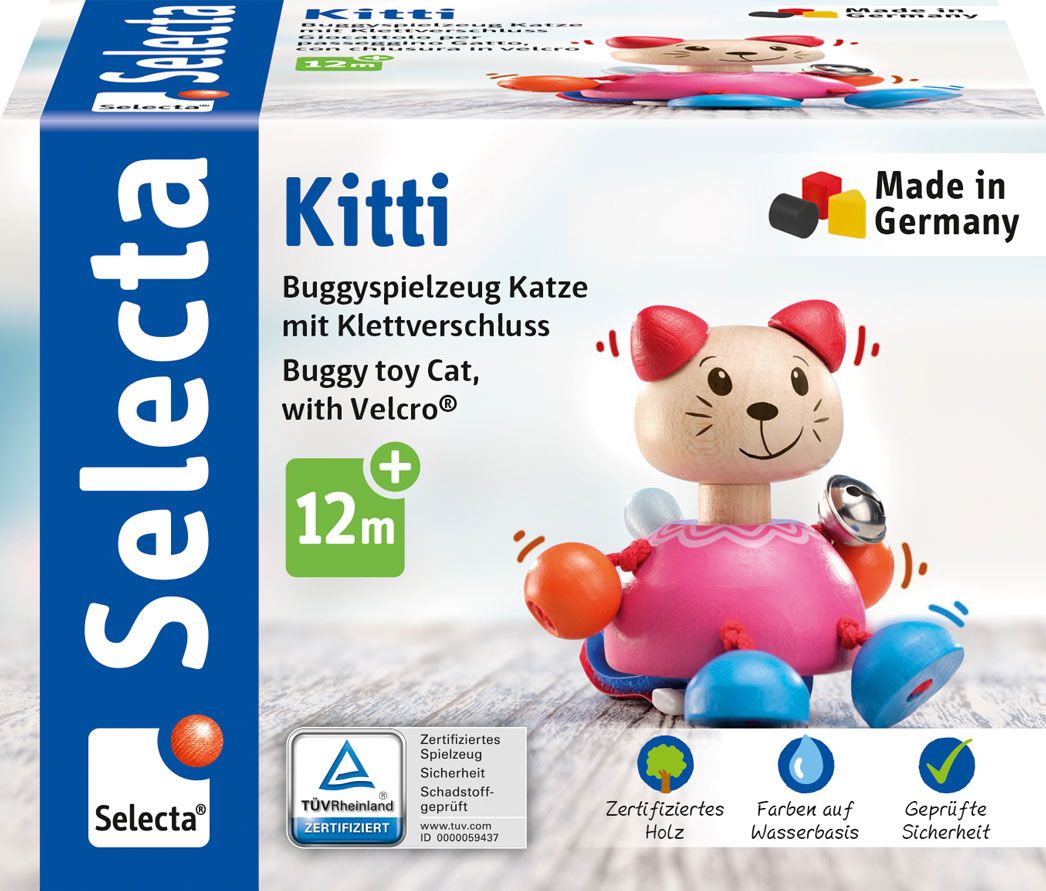 Produktbild: Schmidt Spiele - Selecta - Buggyspielzeug mit Klettverschluss