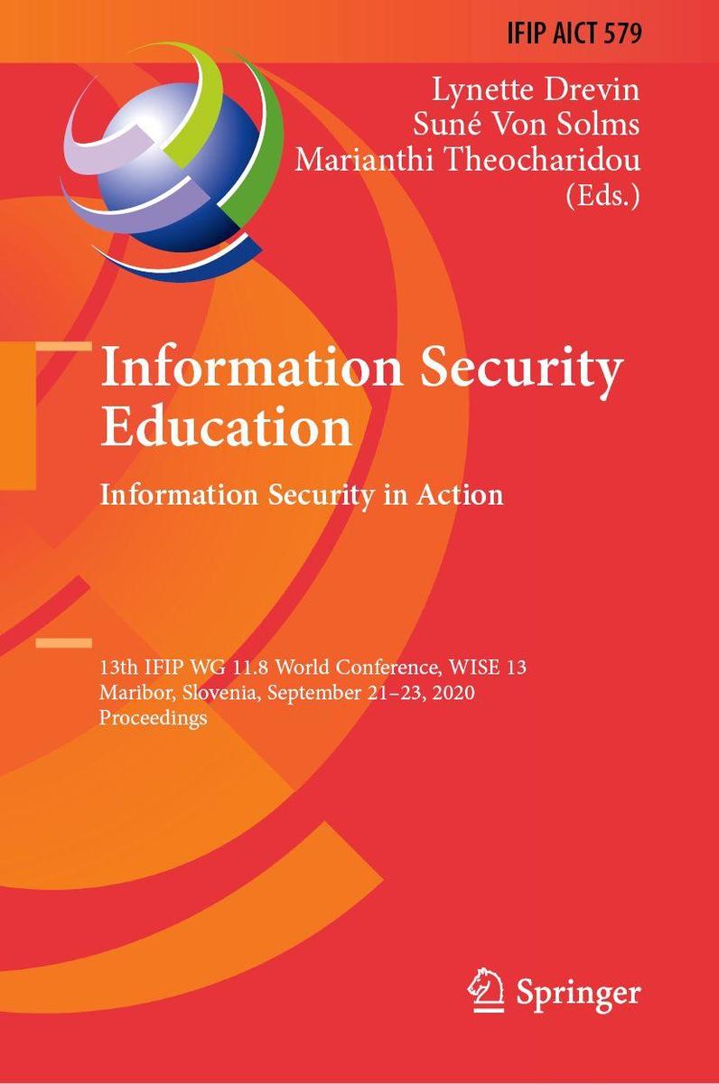 Produktbild: Information Security Education. Information Security in Action
