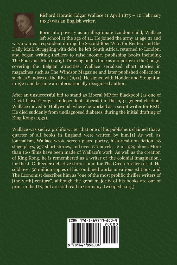 Weitere Ansicht: Sandi, the King-maker | Edgar Wallace