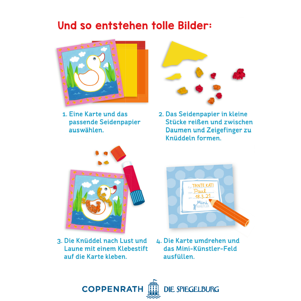 Weitere Ansicht: Mein erstes Bastelset: Knüddelbilder