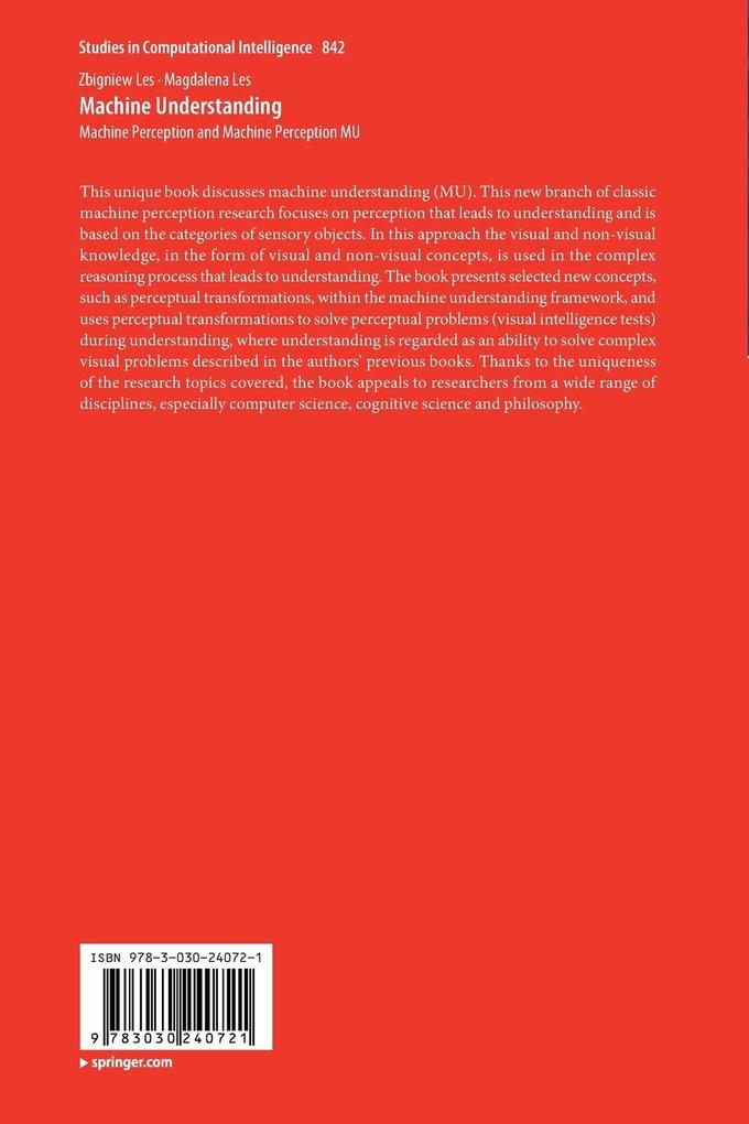 Weitere Ansicht: Machine Understanding | Zbigniew Les, Magdalena Les