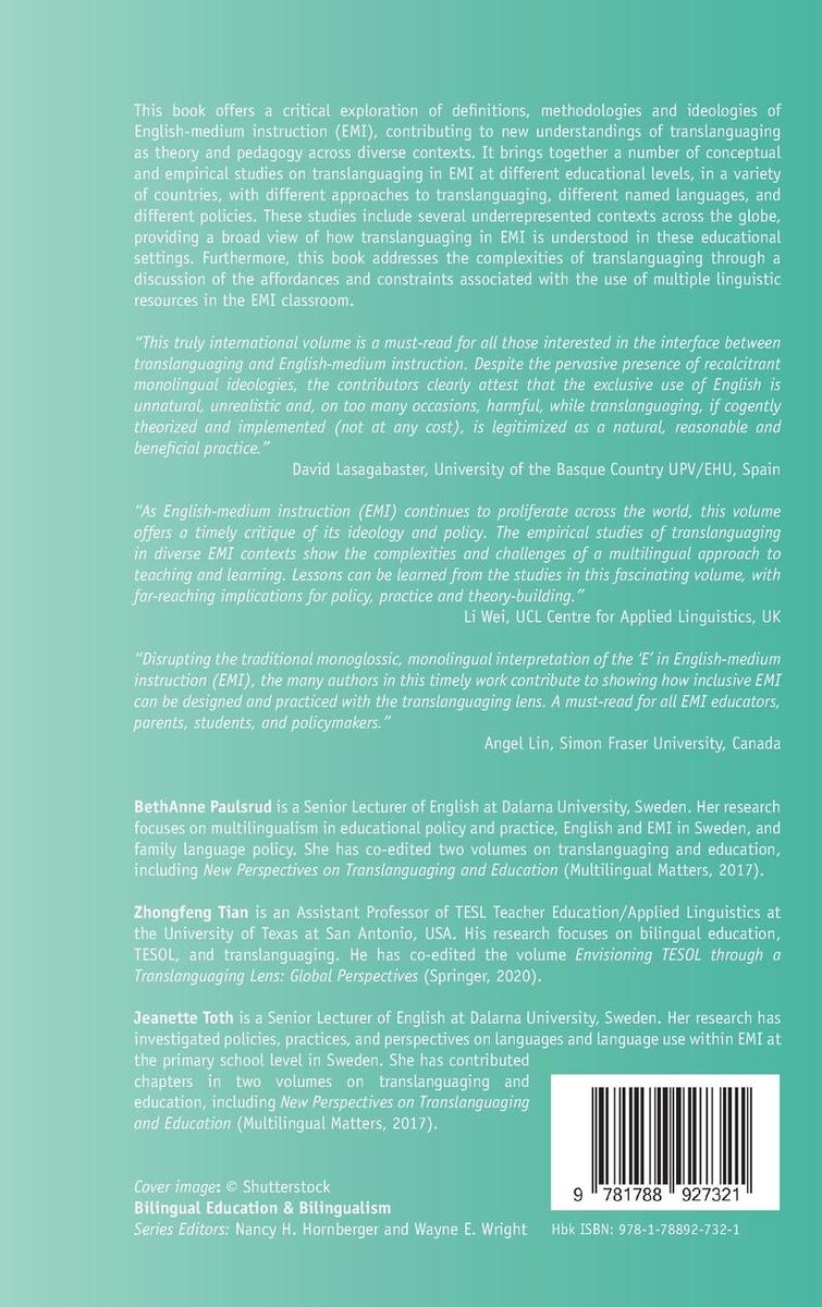 Weitere Ansicht: English-Medium Instruction and Translanguaging