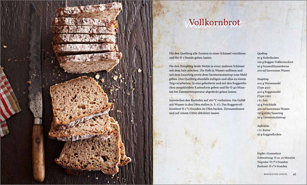 Weitere Ansicht: Bestes Brot genießen - 80 Lieblingsrezepte für Brote, Brötchen und Gebäck, darunter viele regionale Spezialitäten, süß und herzhaft. Aus Sauerteig und Hefeteig. Einfacher geht`s nicht! | Tobias Rauschenberger