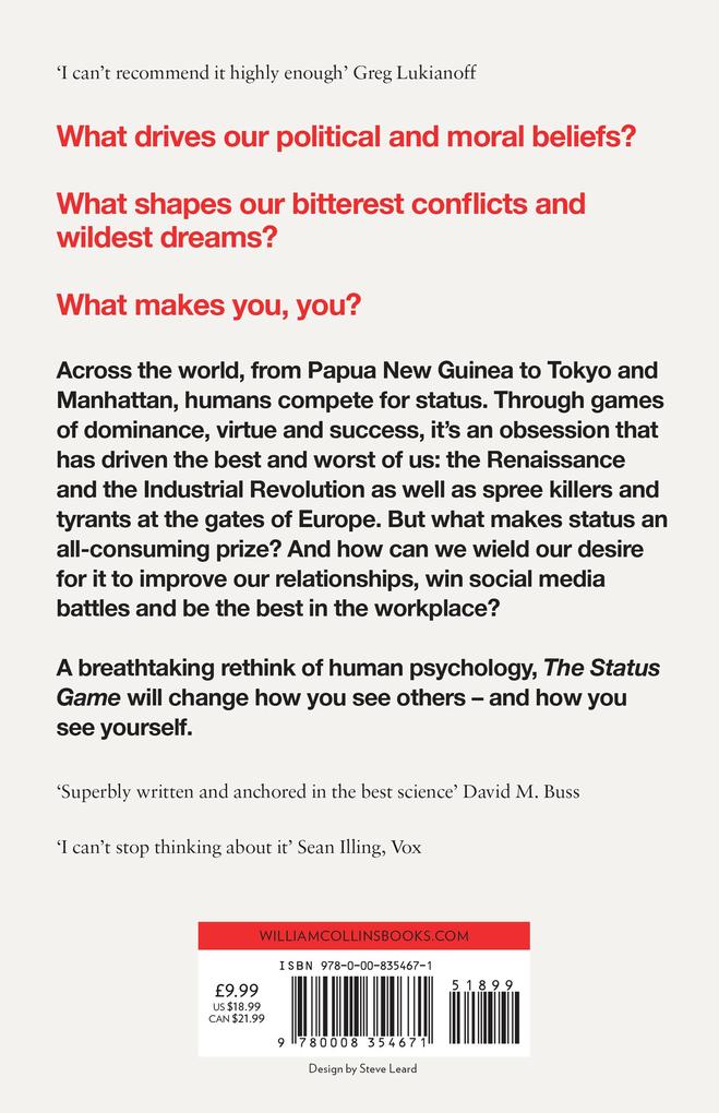 Weitere Ansicht: The Status Game | Will Storr