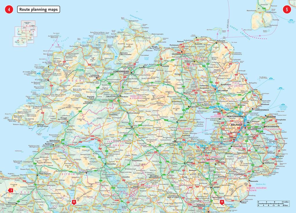 Weitere Ansicht: COMP ROAD ATLAS IRELAND SPIRAL | Collins Maps