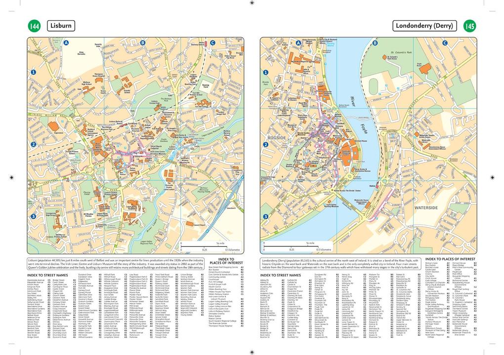Weitere Ansicht: COMP ROAD ATLAS IRELAND SPIRAL | Collins Maps
