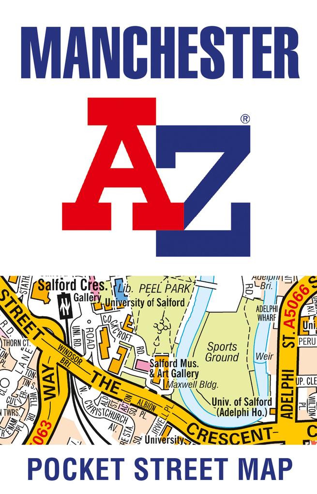 Produktbild: Manchester Pocket Street Map | A-Z maps