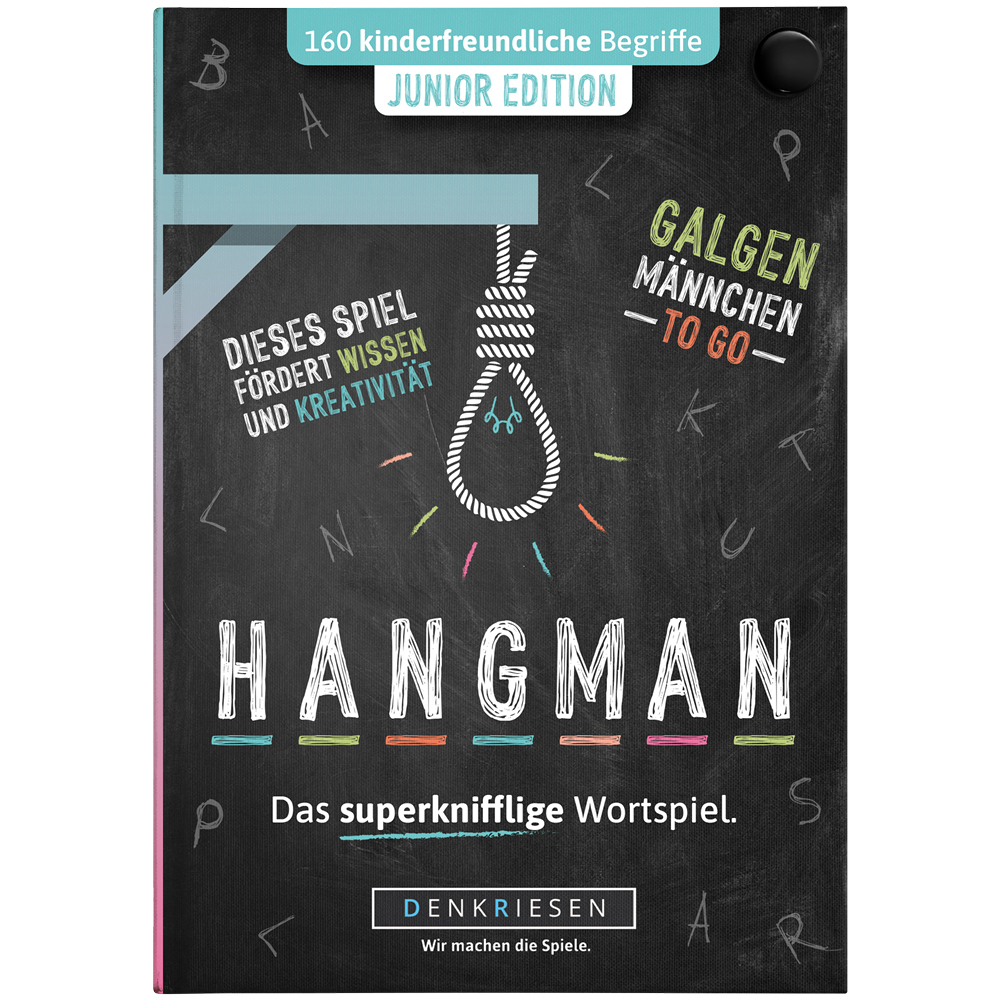 Produktbild: HANGMAN - JUNIOR EDITION - "Galgenmännchen TO GO" | Denis Görz, Ricardo Barreto