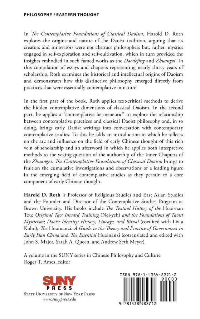 Weitere Ansicht: The Contemplative Foundations of Classical Daoism | Harold D. Roth