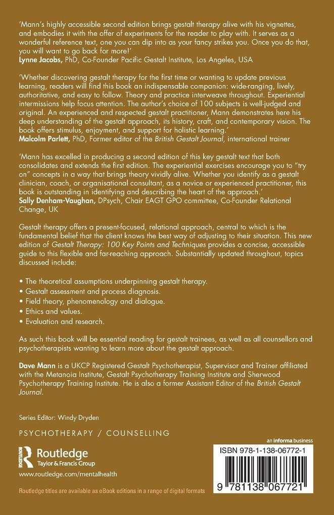 Weitere Ansicht: Gestalt Therapy | Dave Mann