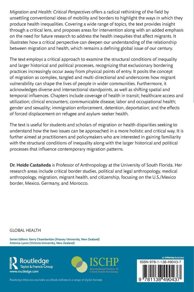 Weitere Ansicht: Migration and Health | Heide Castañeda