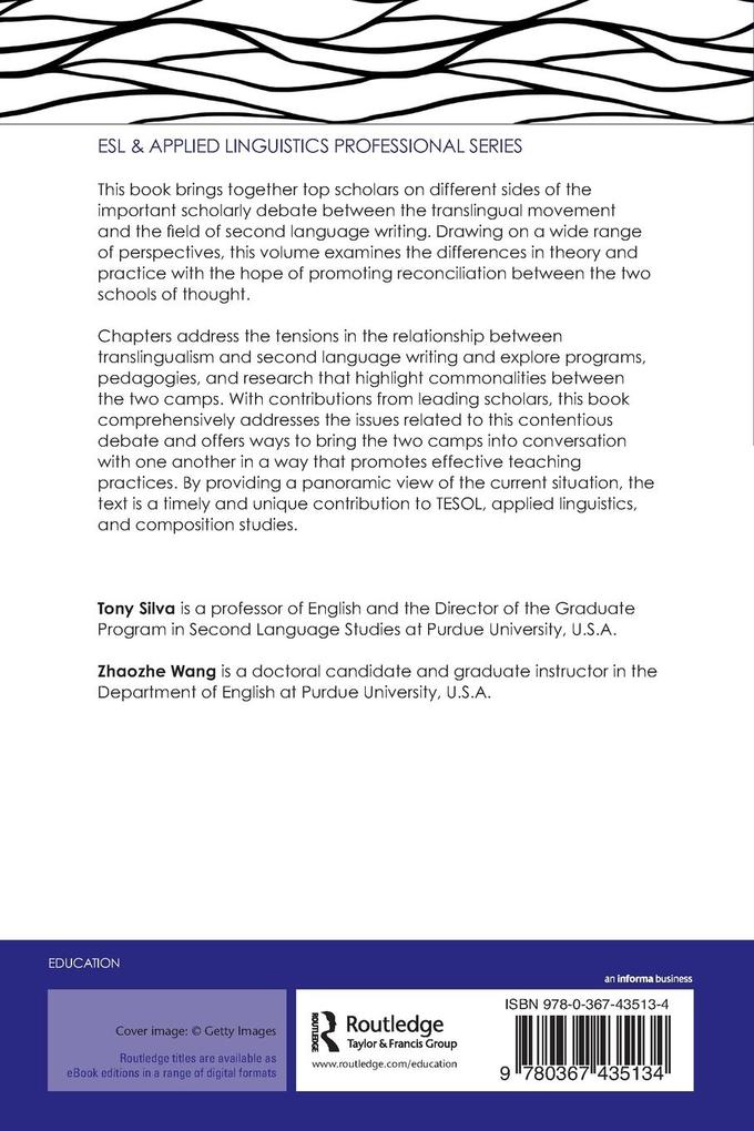 Weitere Ansicht: Reconciling Translingualism and Second Language Writing