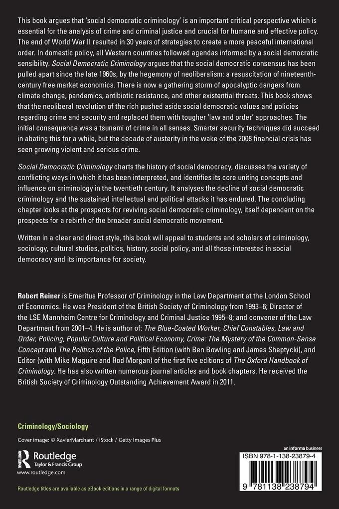 Weitere Ansicht: Social Democratic Criminology | Robert Reiner