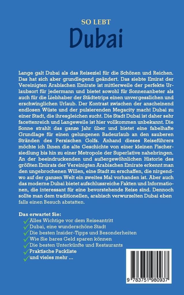 Weitere Ansicht: So lebt Dubai: Der perfekte Reiseführer für einen unvergesslichen Aufenthalt in Dubai inkl. Insider-Tipps und Packliste | Sarah Sonnenbeck