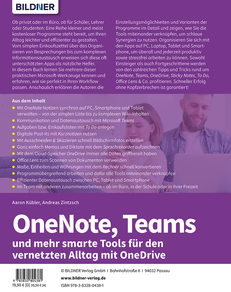 Weitere Ansicht: OneNote, Teams und mehr smarte Tools für den vernetzten Alltag mit OneDrive | Andreas Zintzsch, Aaron Kübler