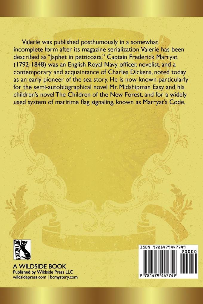 Weitere Ansicht: Valerie | Captain Frederick Marryat