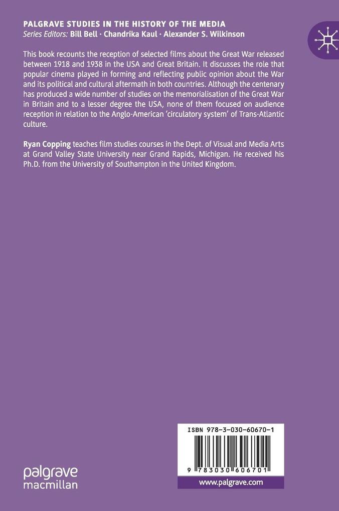 Weitere Ansicht: The Great War in American and British Cinema, 1918-1938 | Ryan Copping