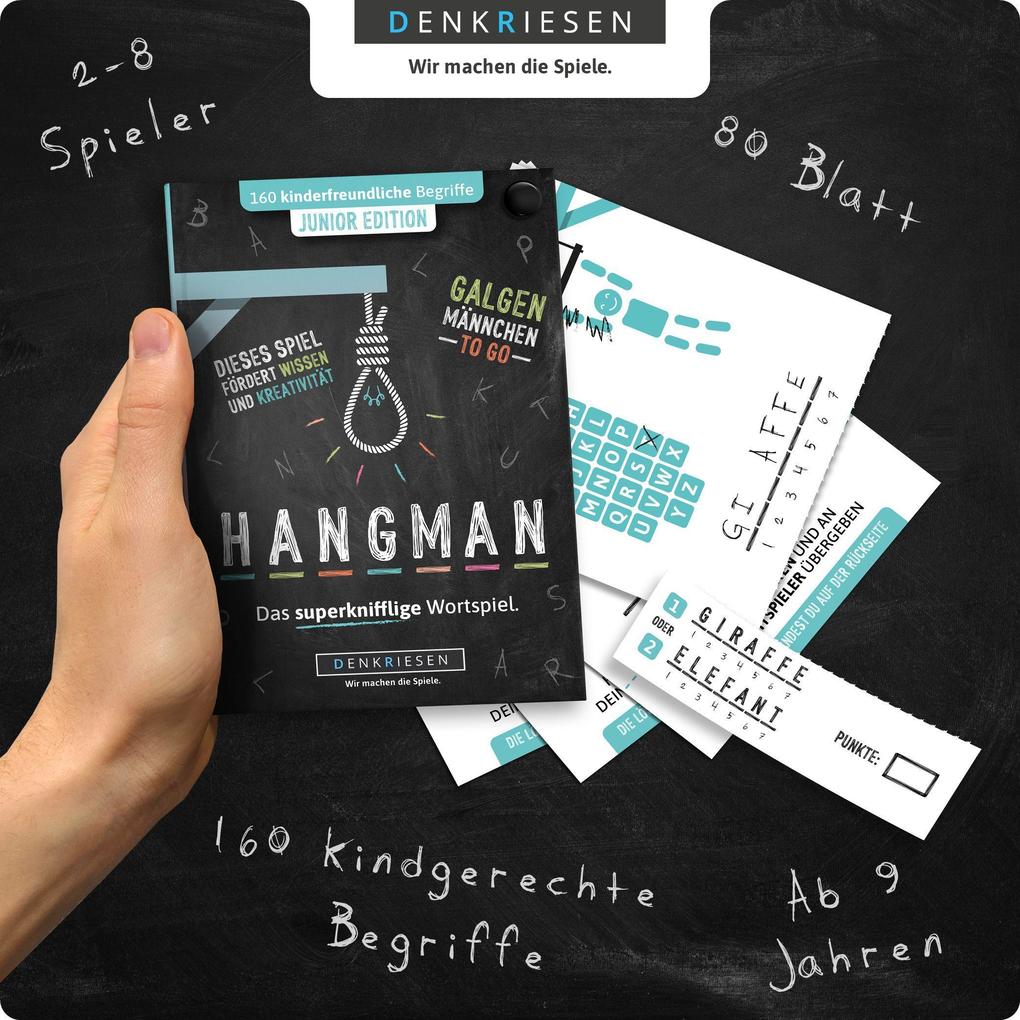 Weitere Ansicht: HANGMAN - JUNIOR EDITION - "Galgenmännchen TO GO" | Denis Görz, Ricardo Barreto